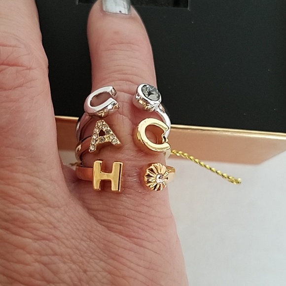 Coach set of 3 rings - Picture 1 of 5